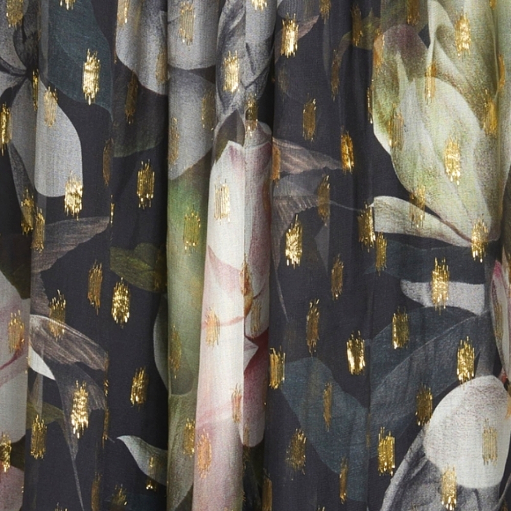 SOLD LIKE NEW TED BAKER HTF SILK BLEND HUNNIE MAXI DRESS - Picture 4 of 9